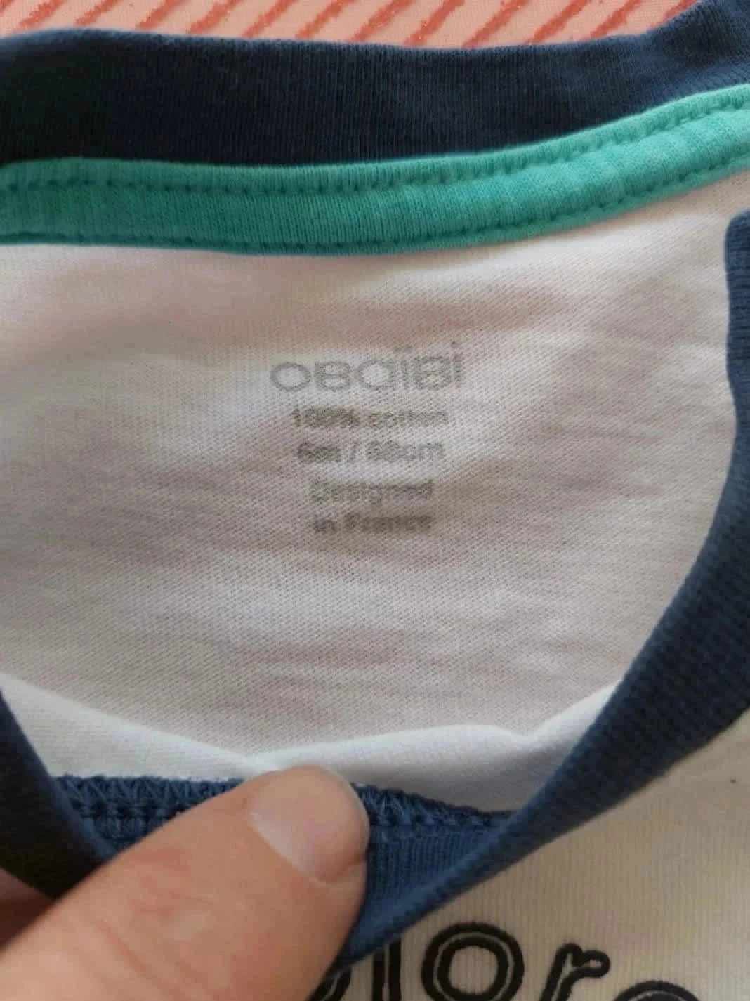 Camiseta 6 meses obaibi – photo 3